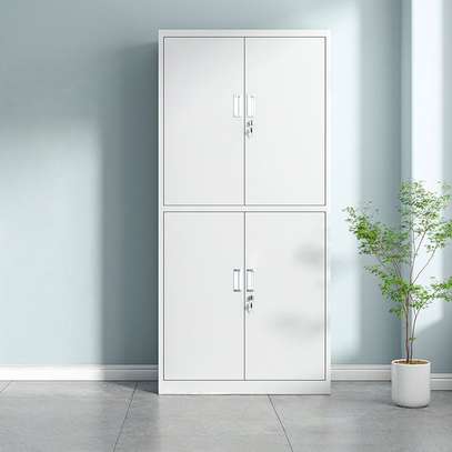 4 Door Metallic Office Cabinet image 8