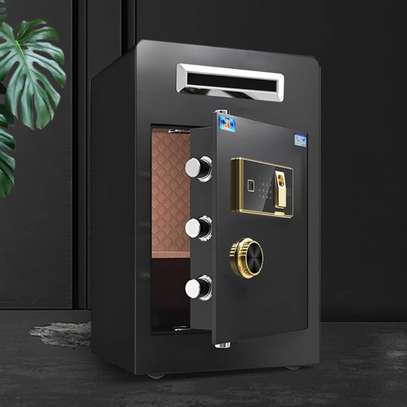 Office Safe : Brown  Steel Fireproof safe With Battery image 6