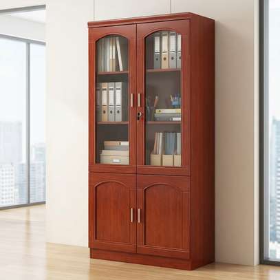 2 Door Mahogany Office Cabinet image 5