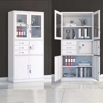 2-Door Metallic File Cabinet image 4