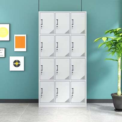 12-Locker Steel Office Cabinet image 11