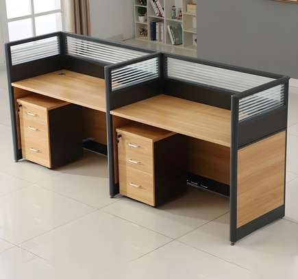 2 Way MDF Cubic Office Workstation image 12