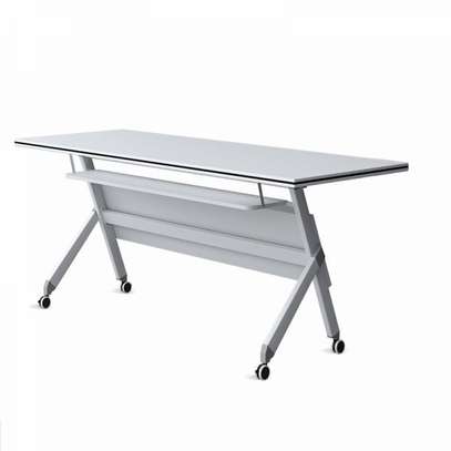 Office Desk; Foldable Training Table image 2