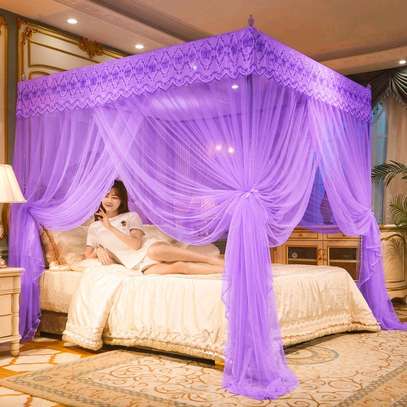 QUEEN KING SIZE LACE MOSQUITO NET CANOPY image 3