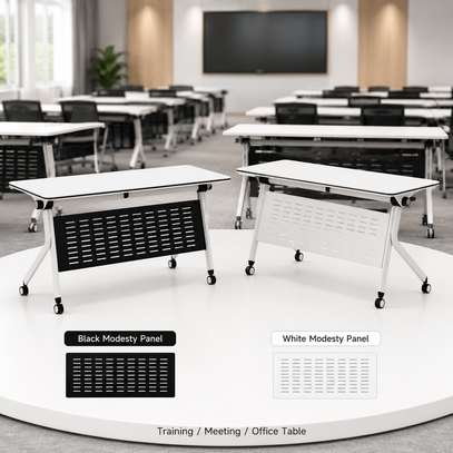 Modern 120cm Foldable Office Desk image 6