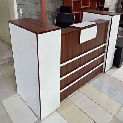 1.8m Wooden Front Office Reception Desk image 8