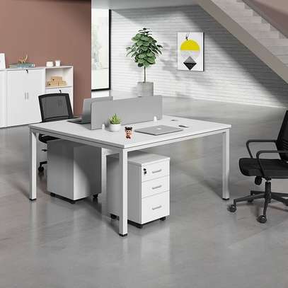 2 Way Modern Shared Work Desk image 3