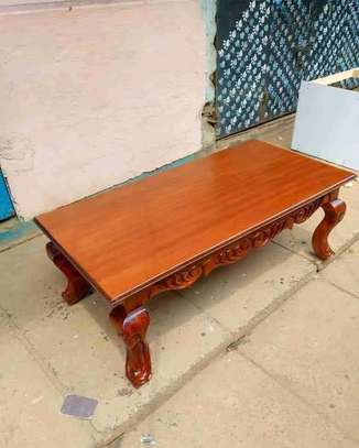 Coffee Tables : Rectangular Mahogany Coffee Table image 3
