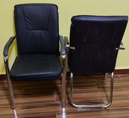 Office Chair; Compact Leather Form Office Chair image 3