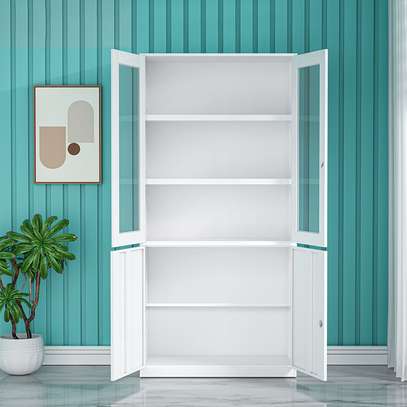 Office Cabinet: Good Quality Steel White Metal  Cabinet image 2