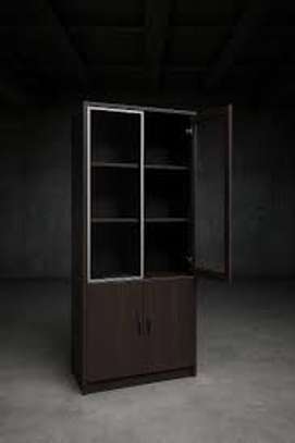 Wooden Executive 2 Door Lockable Office Storage Cabinet image 5