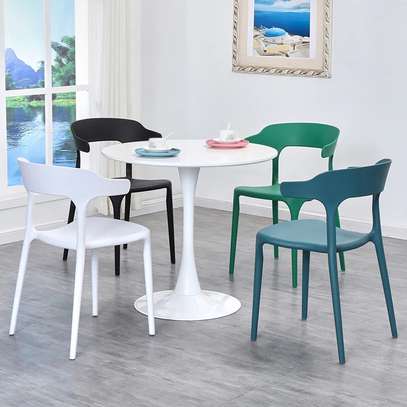 Plastic Stackable Dining Chair image 5