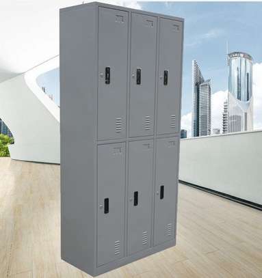 Gym Cabinet; 6 Door Gym Luggage Steel Cabinet image 10