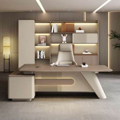 Executive Desks : 180cm CEO L-shaped Executive Office Desk image 6