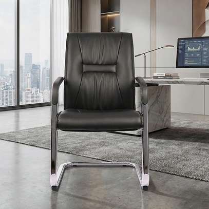 Ergonomic Leather Boardroom Chair image 6