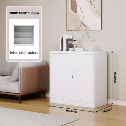 Office Cabinet; 2-Door Metal Filing Cabinet image 2