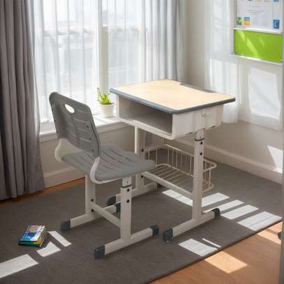 Adjustable Kids Desk and Chair Set image 3
