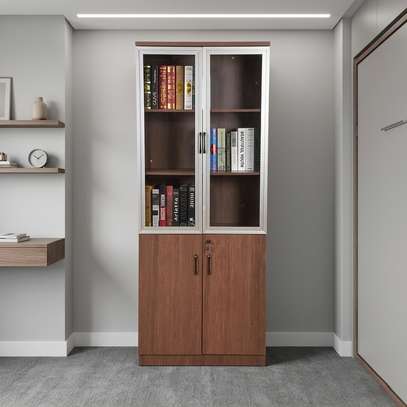 Cabinets : 2-Glass Door Office Storage Cabinet image 5