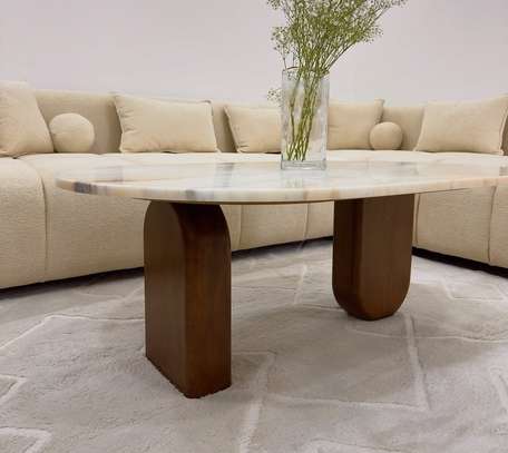 Modern Beige Sectional Sofa with Cushions image 2