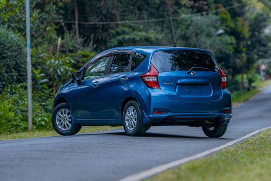 NISSAN NOTE, PURE-DRIVE,  2019 MODEL, BLUE, ALLOYS image 8