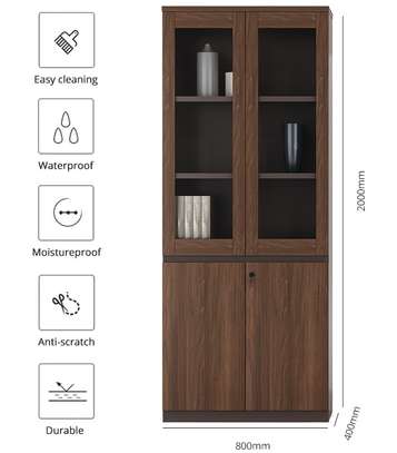 Office Cabinet: 2-door Wooden Office Filing Cabinet image 5