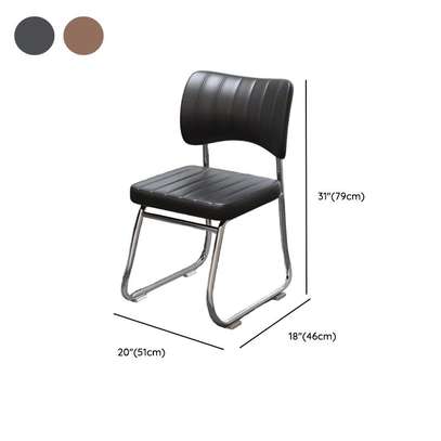 Office seats: Stackable leather office leather visitor seat image 2