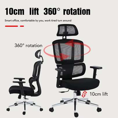 Lumbar Support Mesh Ergonomic Swivel Chair image 8
