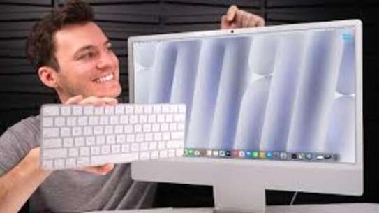 IMAC M4,16GB,256SSD,SIVER,24INCHES/BLUE image 8