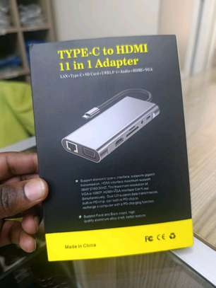 Type C to HDMI 11 in 1 Adapter image 2