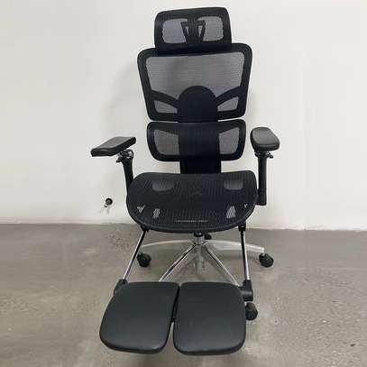 Executive Orthopedic Seat with Footrest image 2