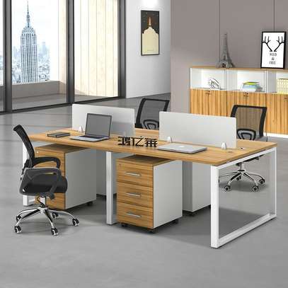 Office Desks: Simple 2 People Computer Desk image 5