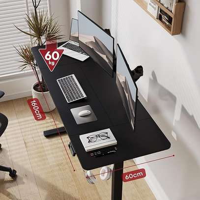 Prime Single Motor Black Electric Task Desk image 3
