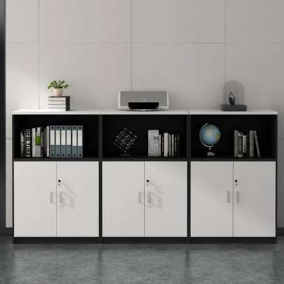 Office Cabinet; 6 Door Wooden Credenza Office Cabinet image 2