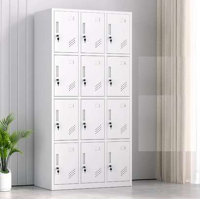 12-Locker Steel Storage Cabinet image 6