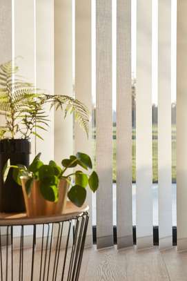 Vertical Blinds White PVC Durable Light Control image 3