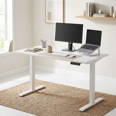 1.2  M White Electric Standimg Desk image 6