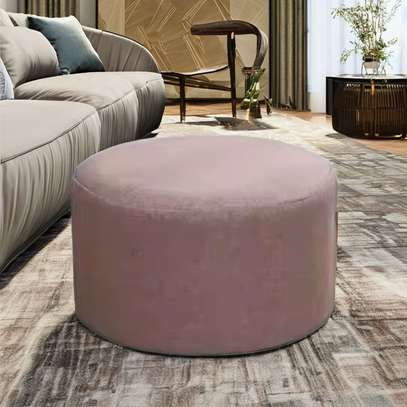 Home Chair : Round Leather Home  Bedroom Chair In Keumbu image 7