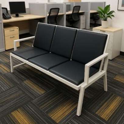 3-Seater Heavy Duty Office Reception Bench image 4