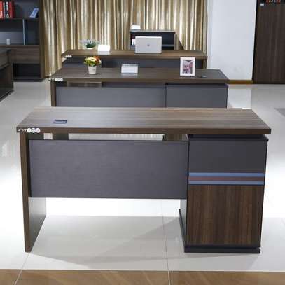 Executive Desks : Executive Office Desk with Drawers image 5
