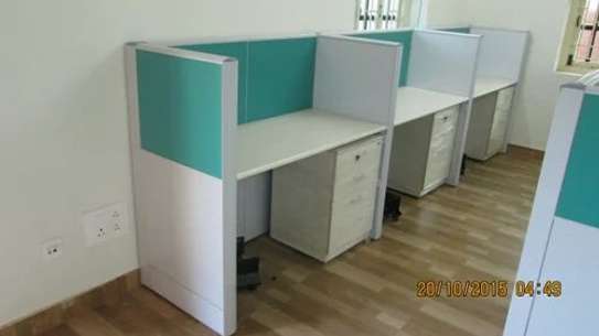 4-Way Office Working Station Desk image 13