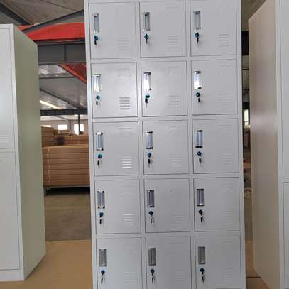 Office Cabinet: White 15 Locker Office Cabinet inMagombo image 6