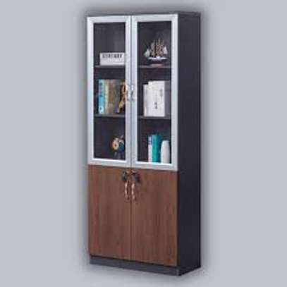 Wooden Executive 2 Door Lockable Office Storage Cabinet image 11