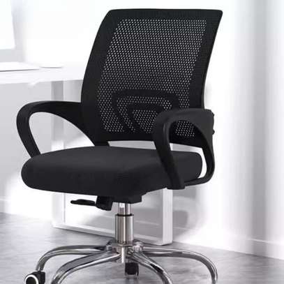 Office Chairs: Mid-back Studio Chair with Caster Wheels image 9