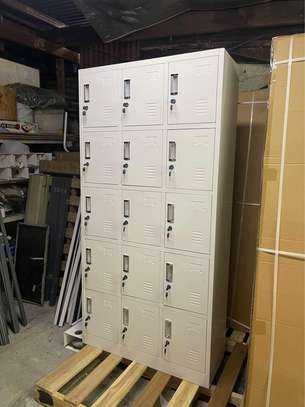 15-Locker steel office storage cabinet image 5