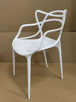Dining Chair : White Plastic Dining Chair In Keroka image 4