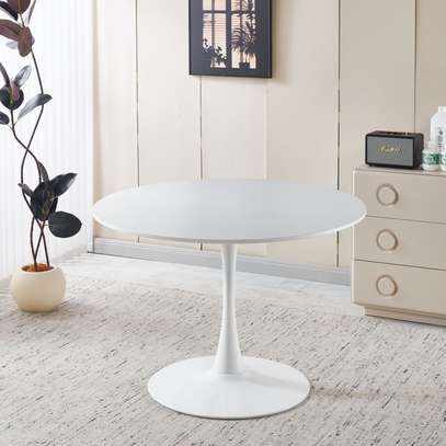 Modern Round Marble Dining Table image 2