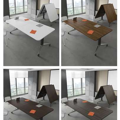 Office Table; 2.4meters Foldable Boardroom Table image 3