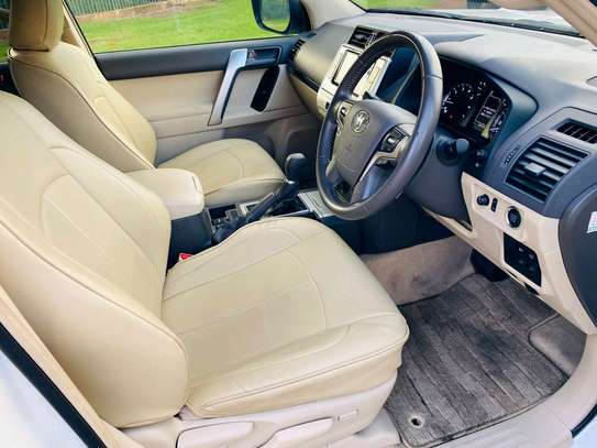 Toyota Land cruiser prodo TXL white color fully loaded image 7