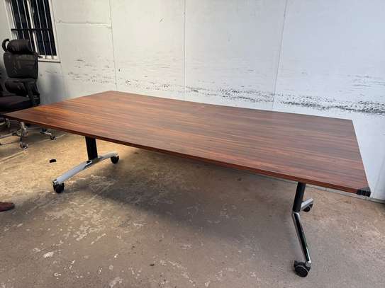 Office Table; 2.4meters Foldable Boardroom Table image 5