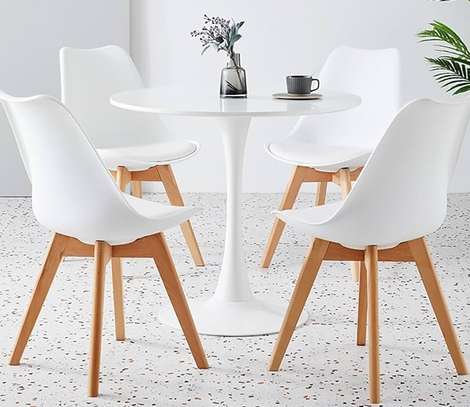 Dining Table: Round 4-Person Dining Set image 2